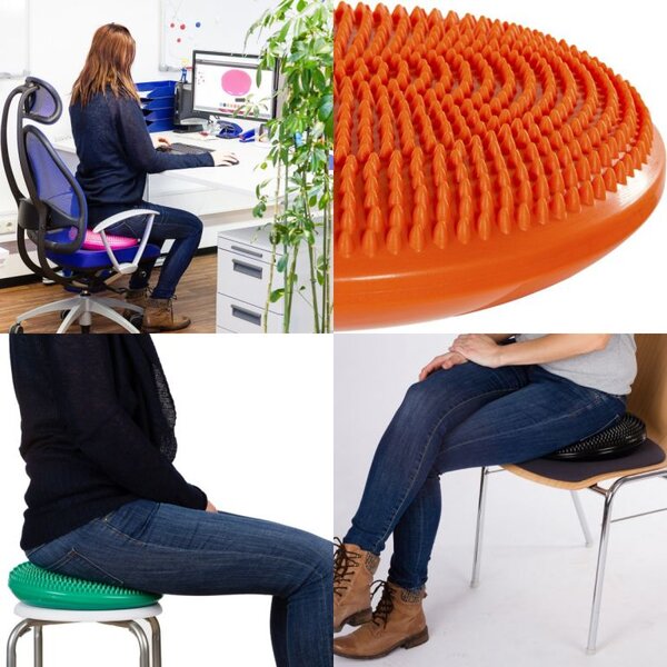 MOVIT Balanční polštář na sezení, 33 cm, oranžový
