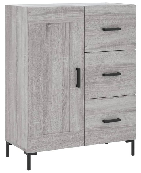 Skříň highboard šedá sonoma 69,5 x 34 x 180 cm kompozitní dřevo 3198663