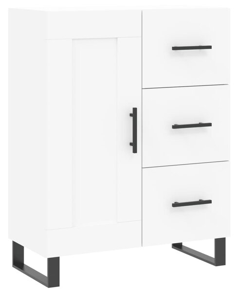 Skříň highboard bílá 69,5 x 34 x 180 cm kompozitní dřevo 3198681