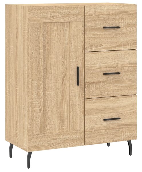 Skříň highboard dub sonoma 69,5 x 34 x 180 cm kompozitní dřevo 3200020
