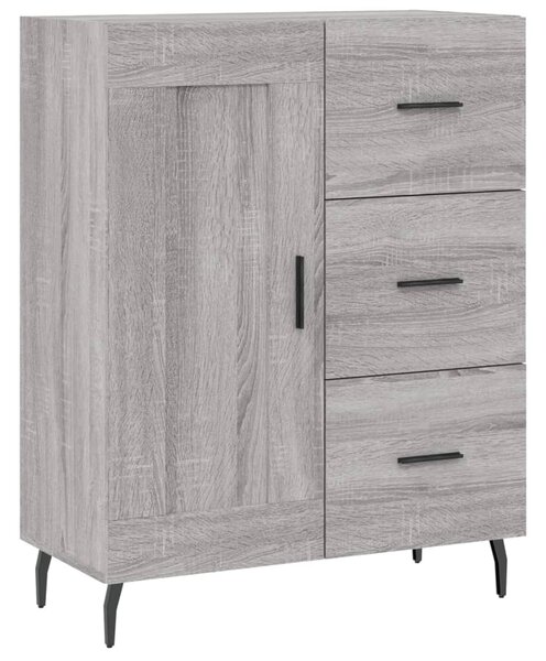 Skříň highboard šedá sonoma 69,5 x 34 x 180 cm kompozitní dřevo 3196033