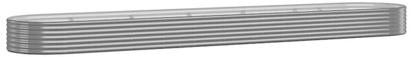 Vyvýšený záhon pozinkovaná ocel 507x100x36 cm antracitový 319011