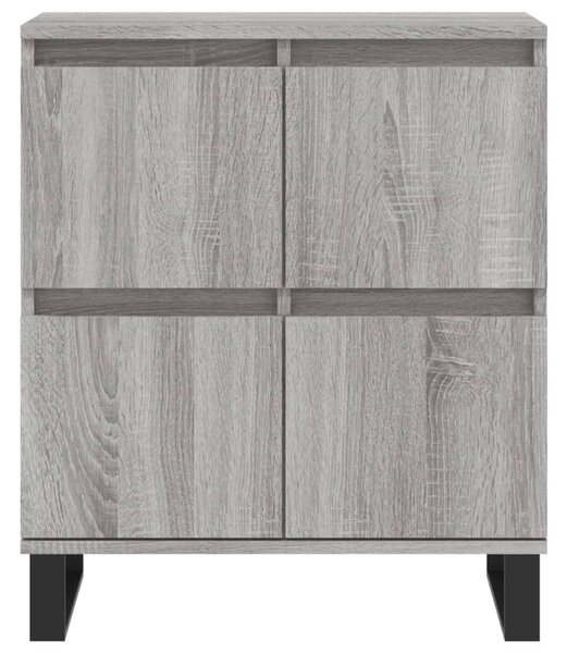 Příborníky 2 ks šedé sonoma kompozitní dřevo 3190187