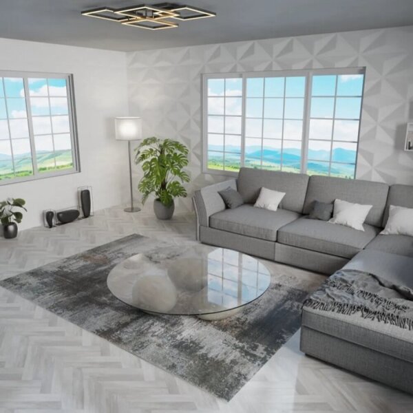 Kusový koberec Jasper 40127-895 grey 120 x 170 cm 120 x 170 cm