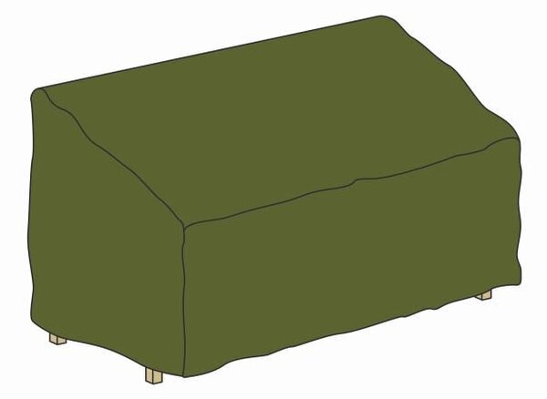 Ochranný potah na zahradní lavici 150 x 62 x 90 cm, zelený