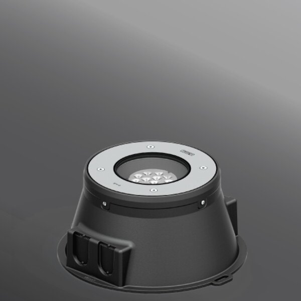 VÝPRODEJ VZORKU LIGMAN Zápustné zemní svítidlo KIOS 3 3000K 8W 505lm LED 50° IP67 216mm nerez ocel