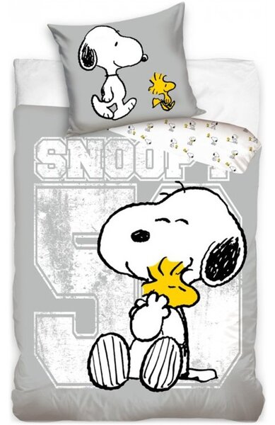 Bavlněné ložní povlečení Snoopy a Woodstock - 100% bavlna - 70 x 90 cm + 140 x 200 cm