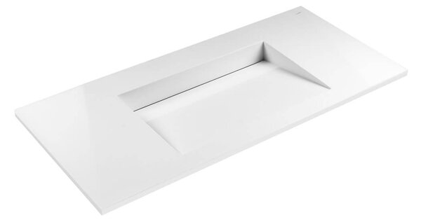 Oltens Stila umyvadlo 100x45 cm obdélníkový nábytkový bílá lesk 40203000