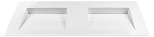 Oltens Stila umyvadlo 120x45 cm obdélníkový nábytkový bílá lesk 40205000