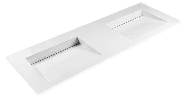 Oltens Stila umyvadlo 140x45 cm obdélníkový nábytkový bílá matný 40206900