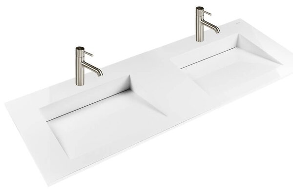 Oltens Stila umyvadlo 120x45 cm obdélníkový nábytkový bílá lesk 40205000