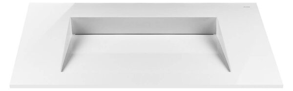 Oltens Stila umyvadlo 90x45 cm obdélníkový nábytkový bílá lesk 40202000