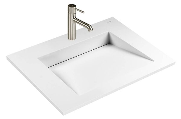 Oltens Stila umyvadlo 60x45 cm obdélníkový nábytkový bílá matný 40200900