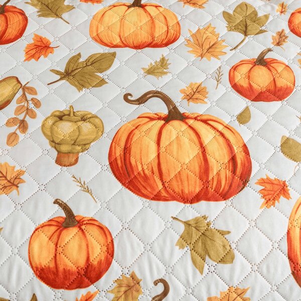 Přehoz na postel AUTUMN PUMPKINS, barevný Rozměr: 170 x 210 cm