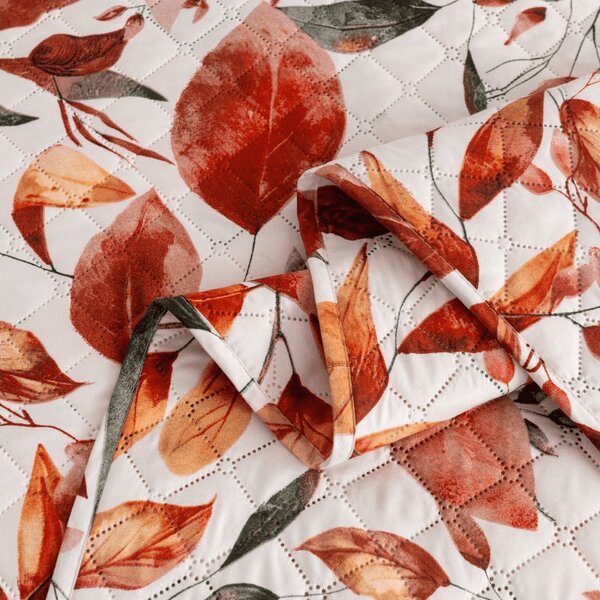 Přehoz na postel AUTUMN LEAVES, barevný Rozměr: 170 x 210 cm