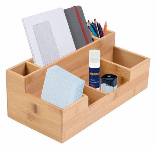 Organizér na psací potřeby, bambus, 30 x 15 x 11 cm