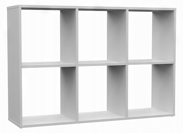 Regál TopEshop 110 cm x 75 cm x 30 cm bílý