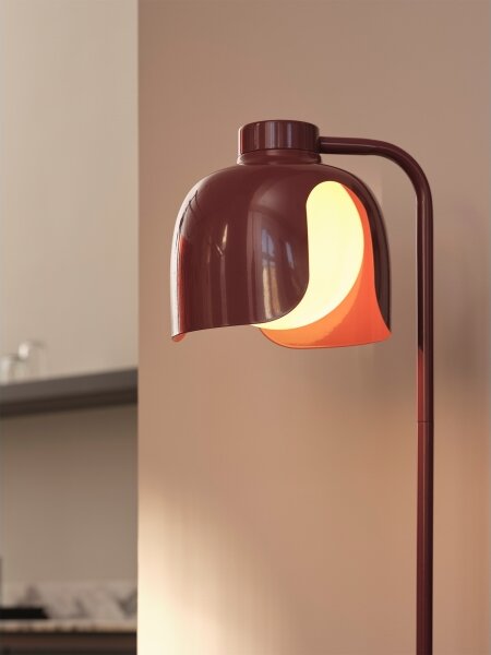 Osram - Stojací lampa DECOR COROLLE 1xE27/15W/230V červená