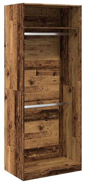Šatní skříň old wood 80 x 50 x 200 cm kompozitní dřevo 3307799