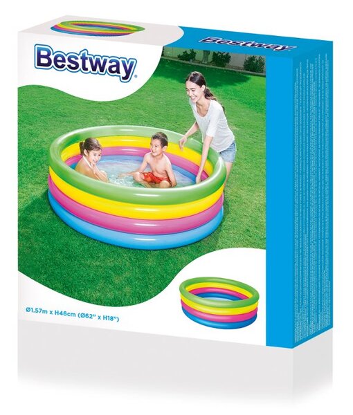 Dětský nafukovací bazén Bestway 157x46 cm 4 barevný