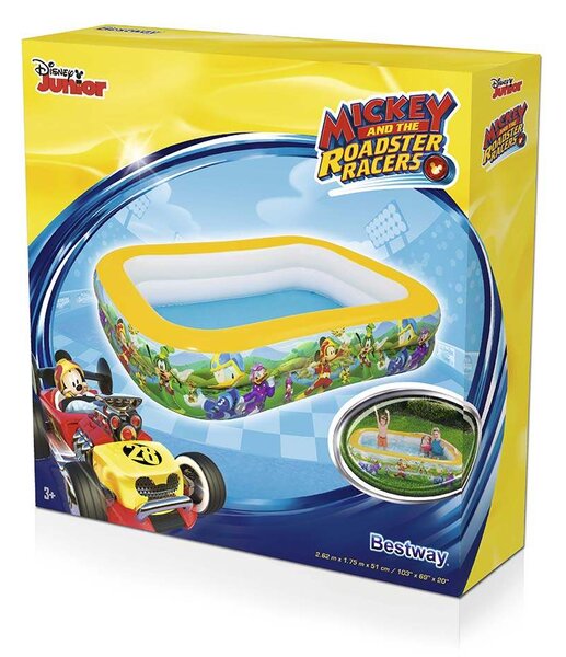 Dětský nafukovací bazén Bestway Mickey Mouse Roadster rodinný