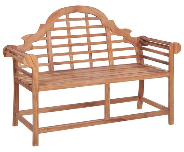 Zahradní lavice 127 x 58,5 x 92,5 cm masivní teakové dřevo 319152