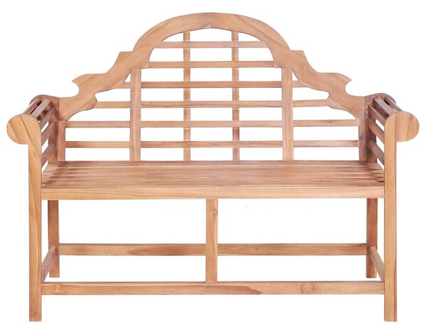 Zahradní lavice 127 x 58,5 x 92,5 cm masivní teakové dřevo 319152