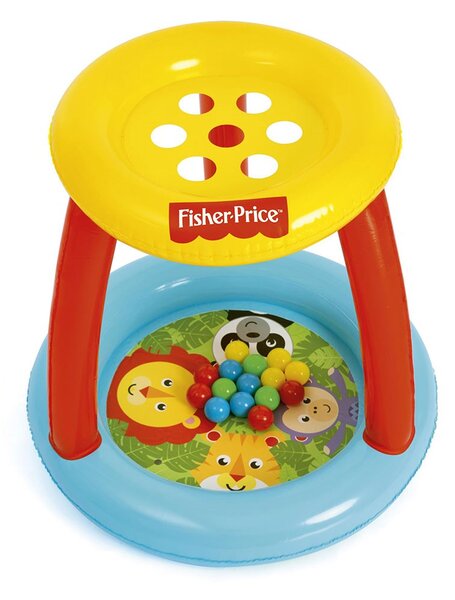 Dětské nafukovací hrací centrum s otvory pro míčky Fisher Price