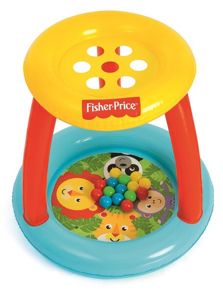 Dětské nafukovací hrací centrum s otvory pro míčky Fisher Price