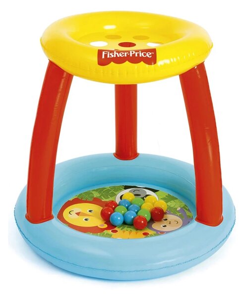 Dětské nafukovací hrací centrum s otvory pro míčky Fisher Price