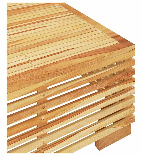 Konferenční stolek 69,5 x 69,5 x 31 cm masivní teakové dřevo 319162
