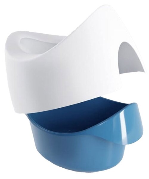 Dětský oboustranný ergonomický nočník s výlevkou Teggi modrý