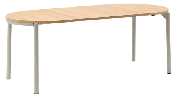 Dubový rozkládací jídelní stůl Kave Home Montuiri 120-200 x 90 cm
