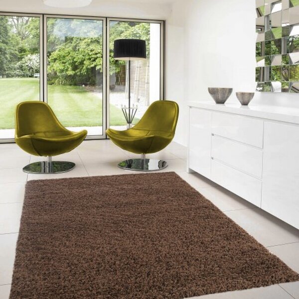 Kusový koberec Dream Shaggy 4000 brown 60 x 110 cm 60 x 110 cm