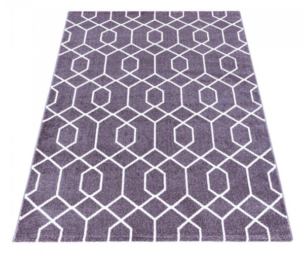 Kusový koberec Efor 3713 violet 120 x 170 cm 120 x 170 cm