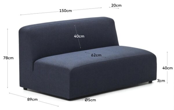 Kave Home Modulární pohovka Neom 150 cm