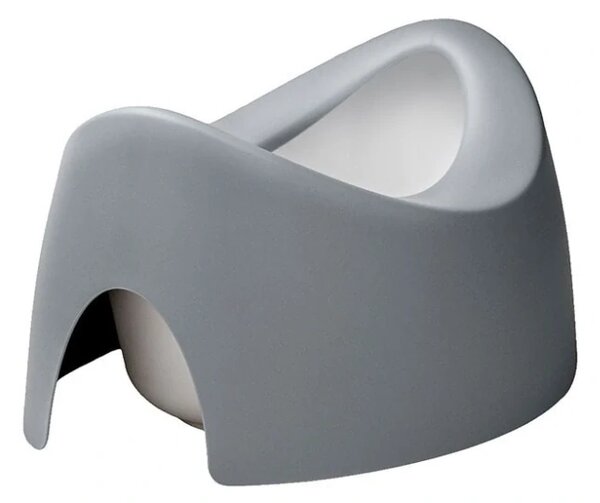 Dětský oboustranný ergonomický nočník s výlevkou Teggi šedý
