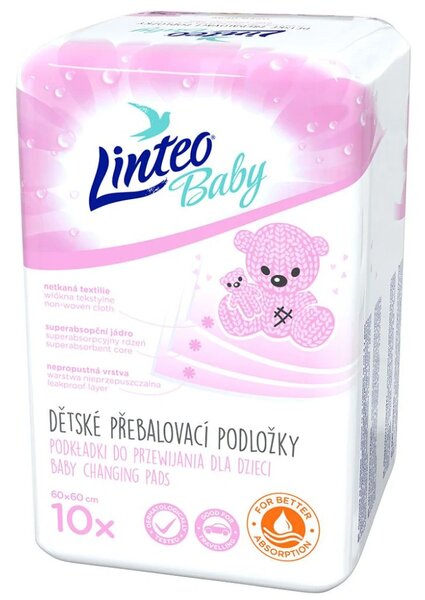 Dětské přebalovací podložky Linteo Baby 10 ks