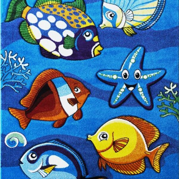 Dětský koberec Smart Kids 22308 blue 120 x 180 cm 120 x 180 cm