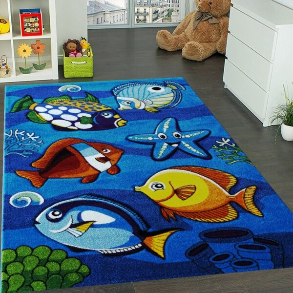 Dětský koberec Smart Kids 22308 blue 120 x 180 cm 120 x 180 cm