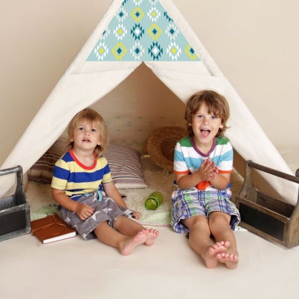Dětské tepee design tyrkys Dětské tepee design tyrkys-SLEVA Dětské tepee design tyrkys-SLEVA