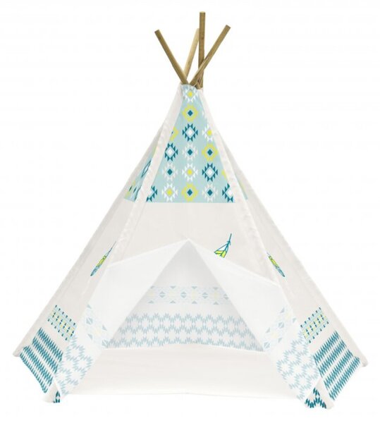 Dětské tepee design tyrkys Dětské tepee design tyrkys-SLEVA Dětské tepee design tyrkys-SLEVA