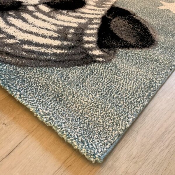 Dětský koberec Kiddo A1083 blue 120 x 170 cm-SLEVA 120 x 170 cm-SLEVA