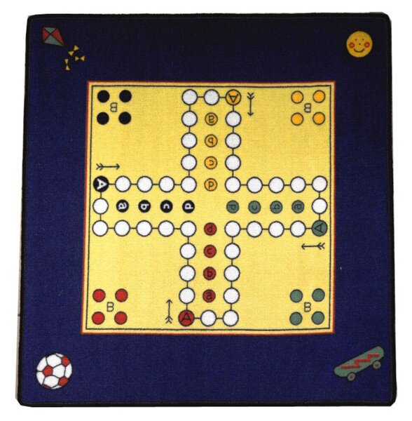 Dětský koberec Člověče nezlob se 92x92 cm 92x92 cm