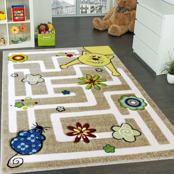 Dětský koberec Smart Kids 22303 beige 120 x 180 cm 120 x 180 cm