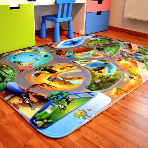 Dětský koberec Ultra Soft ZOO 70 x 95 cm (88005) - SLEVA 70 x 95 cm (88005) - SLEVA