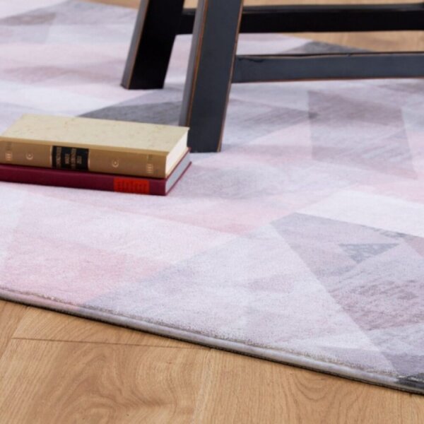 Kusový koberec Delta 315 powderpink 80 x 150 cm-SLEVA 80 x 150 cm-SLEVA