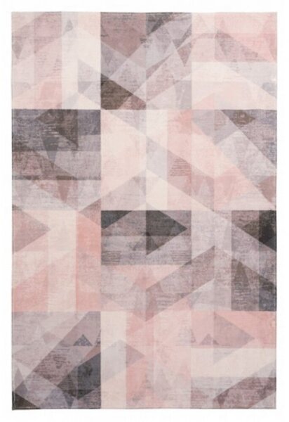 Kusový koberec Delta 315 powderpink 80 x 150 cm-SLEVA 80 x 150 cm-SLEVA