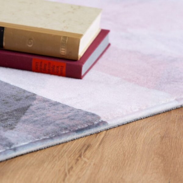 Kusový koberec Delta 315 powderpink 80 x 150 cm-SLEVA 80 x 150 cm-SLEVA