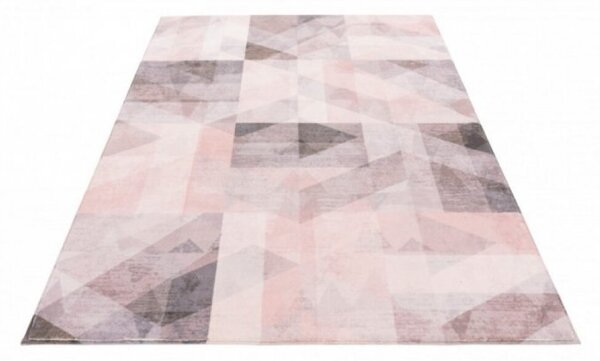Kusový koberec Delta 315 powderpink 80 x 150 cm-SLEVA 80 x 150 cm-SLEVA
